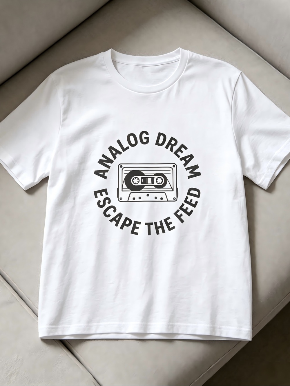 Analog Dream Tape Graphic Retro Vintage 90s Vibe Women Men T-shirt Unisex